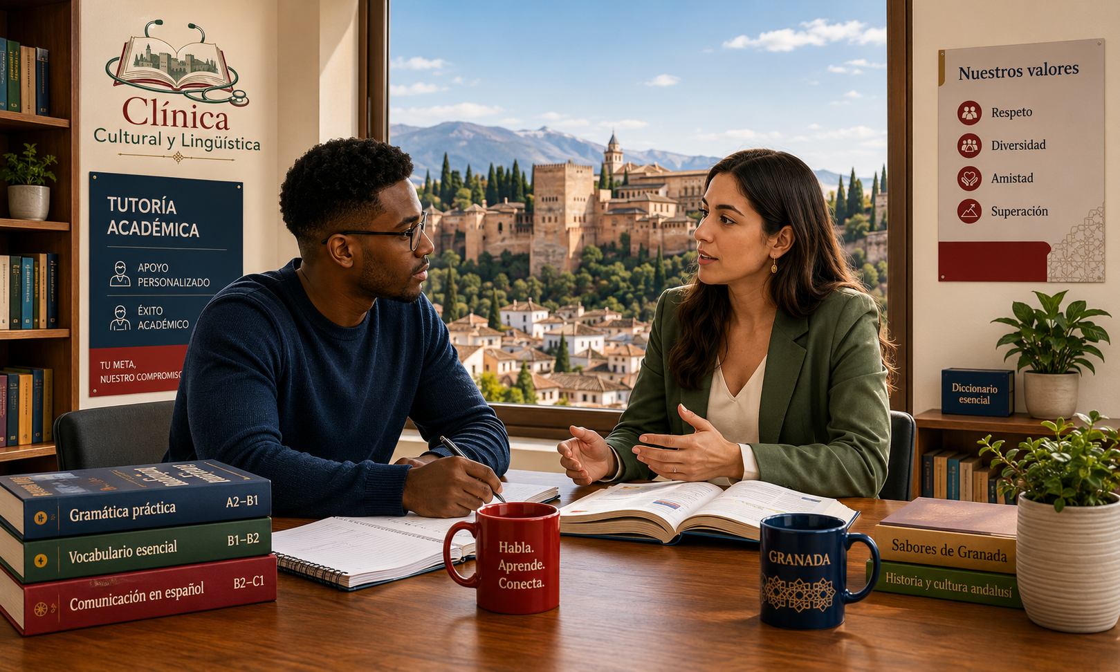 Tutoría académica con un local de Granada